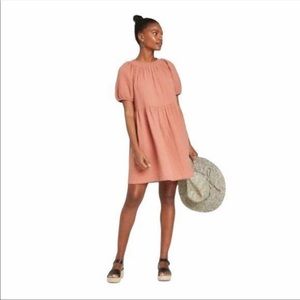 NEW Universal Thread Smocked Gauze Dress